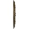 Ekena Millwork Jackson Ceiling Medallion (Fits Canopies up to 13 1/2"), Hand-Painted Brass, 32 3/4"OD x 2 1/2"P CM32JABRS - alternate 2